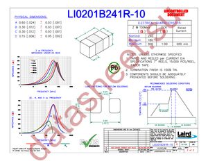 LI0201B241R-10 datasheet  